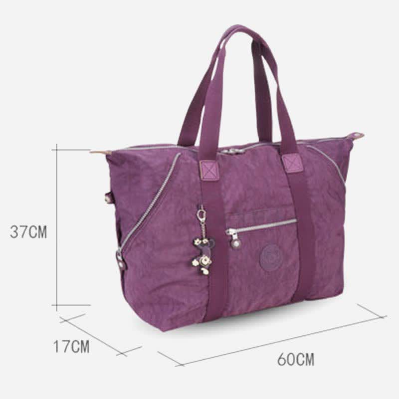 Große Nylon-Handtasche für Damen, leicht, zum Tragen über die Schulter