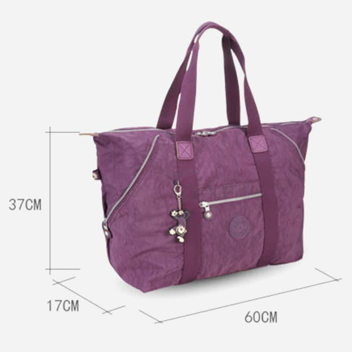 Große Nylon-Handtasche für Damen, leicht, zum Tragen über die Schulter
