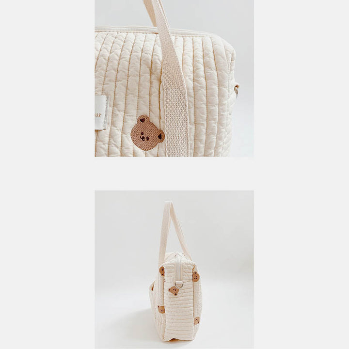 Wickeltasche Tote Weiche Baumwolle Mama Schultertasche Handtasche Baby