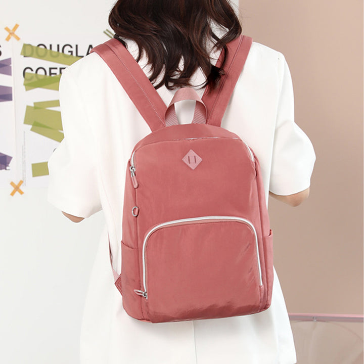Diebstahlsicherer Rucksack für Damen, leicht, klassisch, einfach, wasserdicht, lässiger Reise-Tagesrucksack