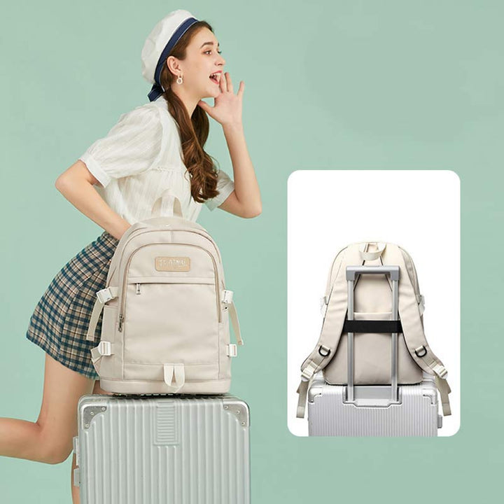 Damen 15 Zoll Laptoptasche Computer Büchertasche Arbeit Schule College Reise Geldbörse Rucksack