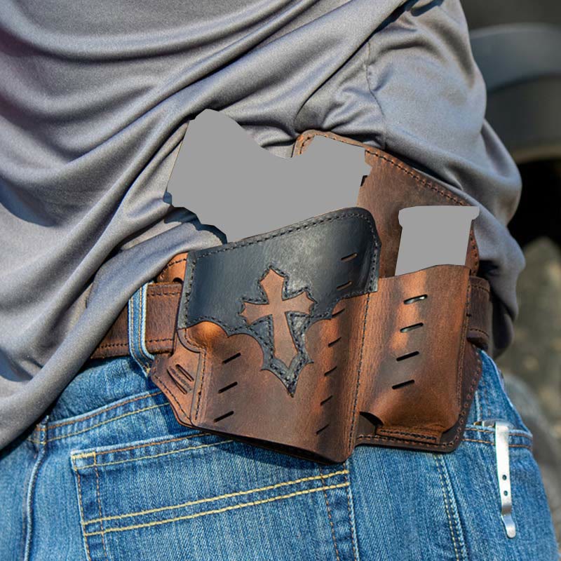 Comfort Multifit Guardian Holster Lederbund Trageweise für Rechtshänder