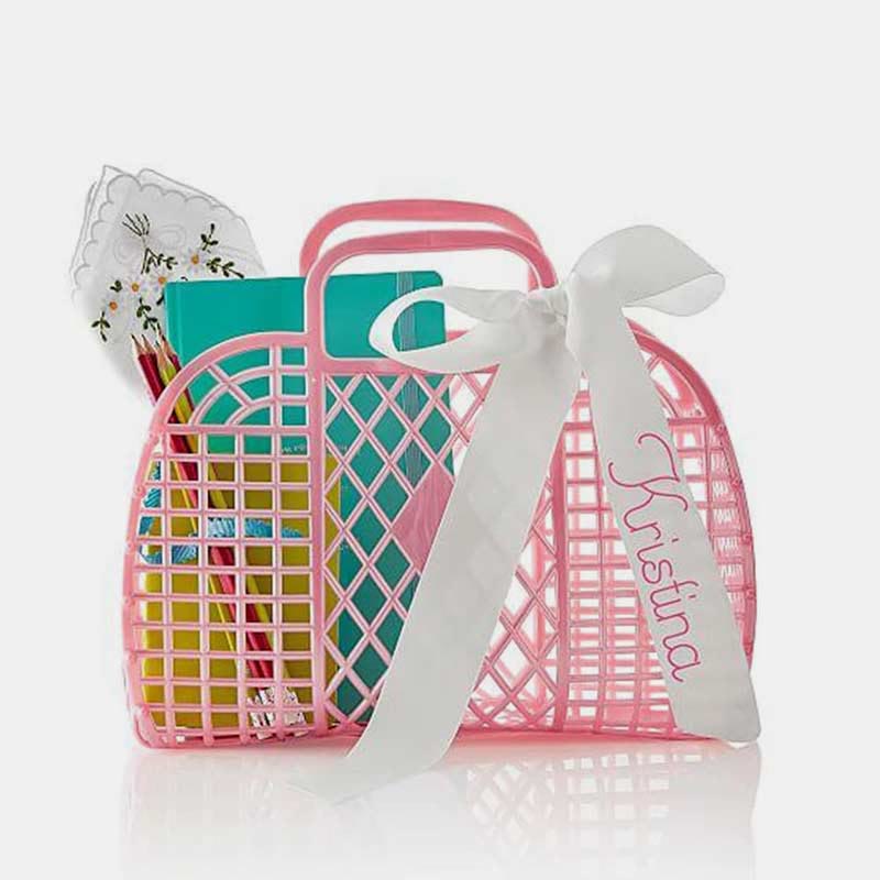 Handtasche für Badezimmer, Rautenförmig, flexible Aufbewahrung, zusammenklappbarer Badekorb