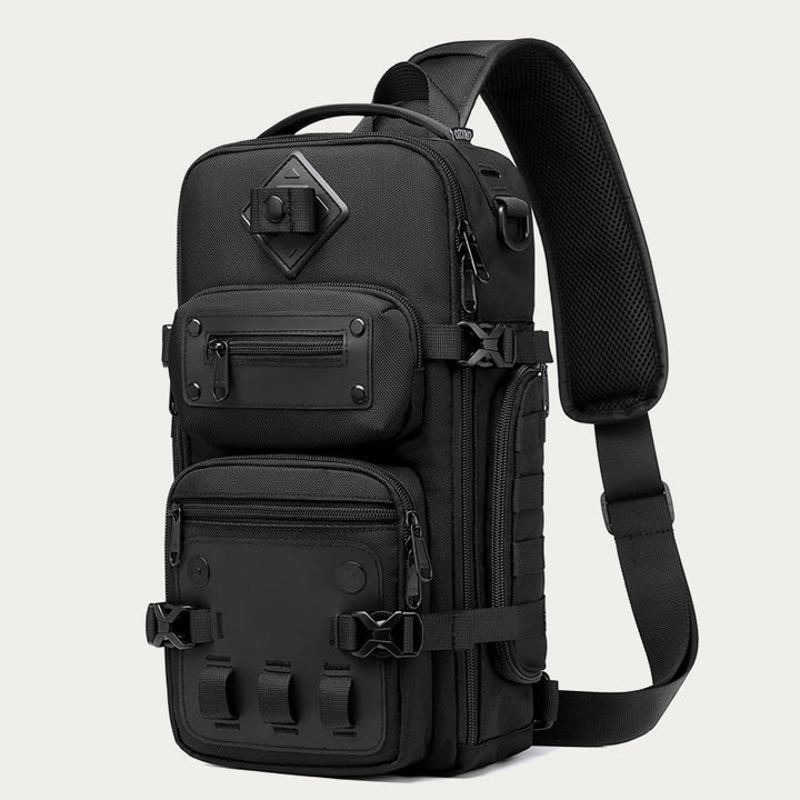 Schultertasche für Herren, Outdoor-Sport, Crossbody, taktische Brusttasche