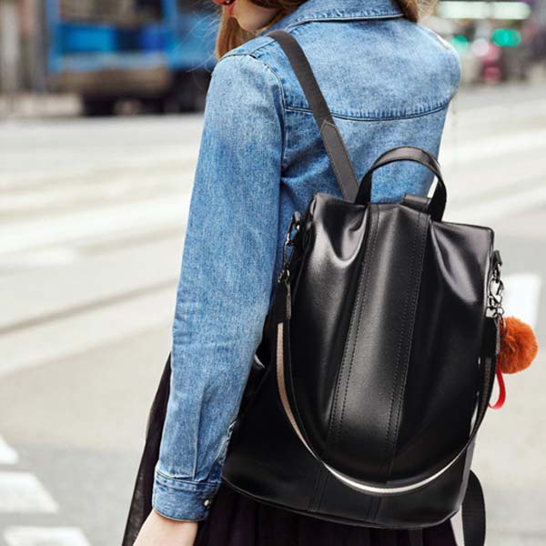 Diebstahlsicherer Rucksack mit Fassungsvermögen