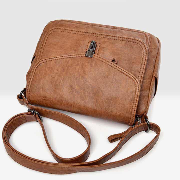 Wasserdichte Umhängetasche im Vintage-Stil mit großem Fassungsvermögen - image 7