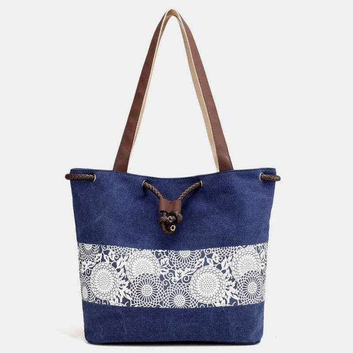 Umhängetasche für Damen, lässig, große Kapazität, bedruckt, Einkaufshandtasche