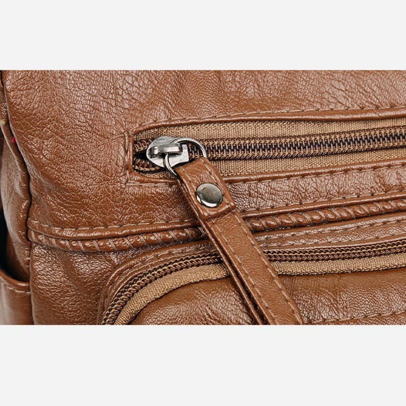 Umhängetasche für Damen, Twist-Muster, mehrere Taschen, Ledergeldbörse