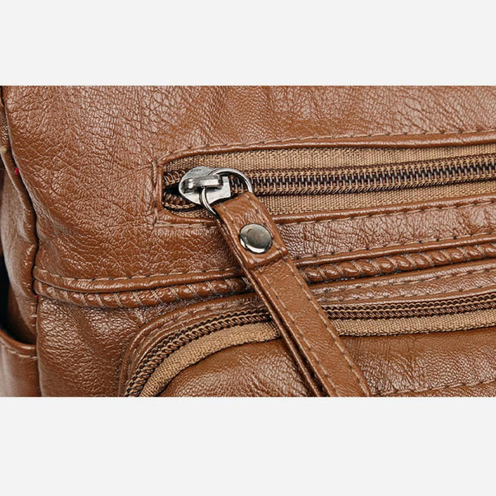 Umhängetasche für Damen, Twist-Muster, mehrere Taschen, Ledergeldbörse