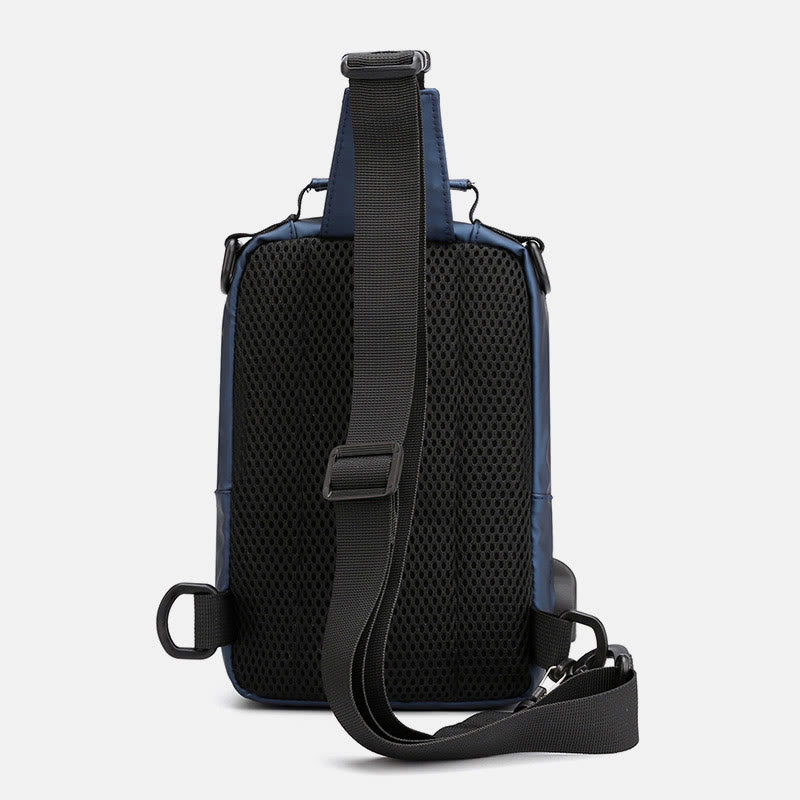 Praktische Crossbody Sling Bag für Männer, wasserdichte Reisetasche