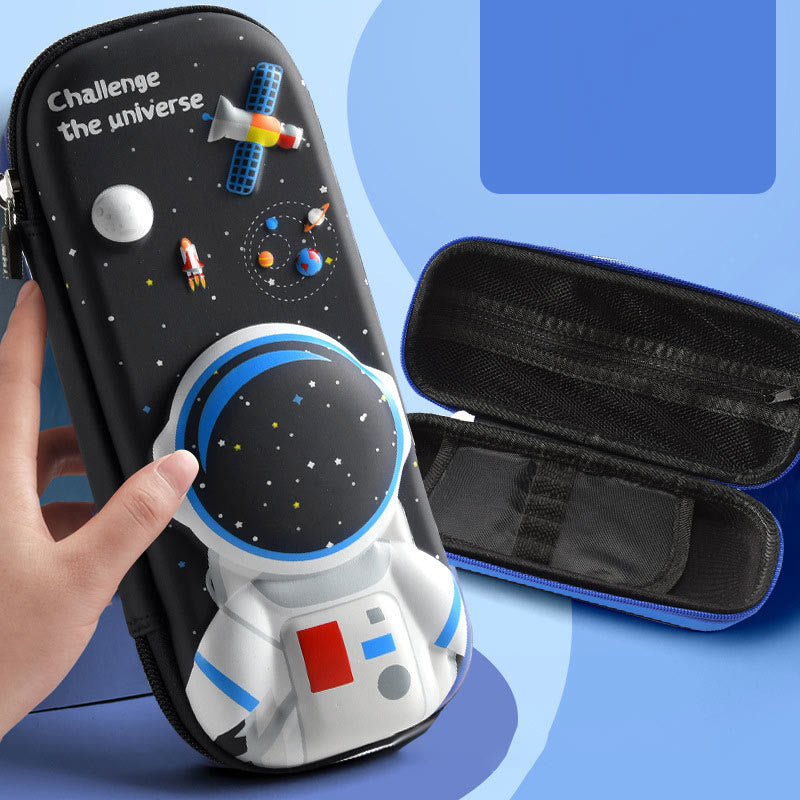 Federmäppchen für Kinder, Astronautenmuster, süßes Schulmäppchen