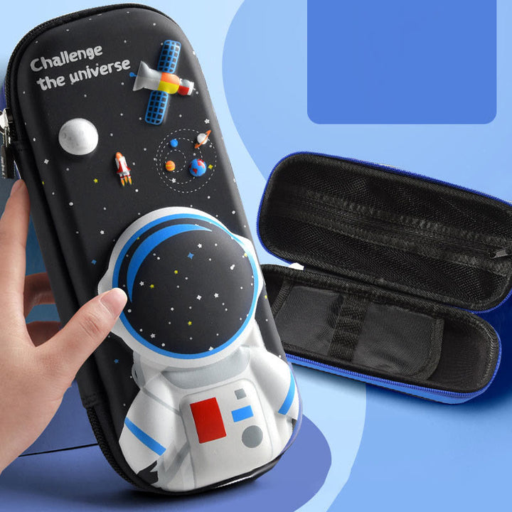 Federmäppchen für Kinder, Astronautenmuster, süßes Schulmäppchen