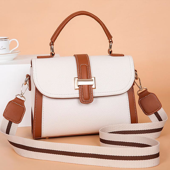 Top-Griff-Tasche für Damen PU-Leder Minimalistische Umhängetasche