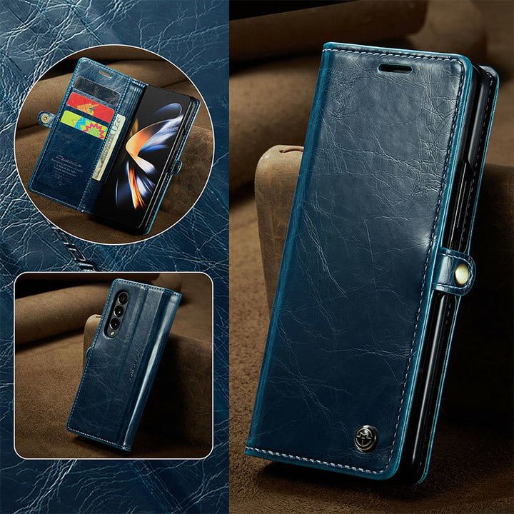 Retro Faltbare Bildschirm Telefon Fall Pu Leder Schutzhülle