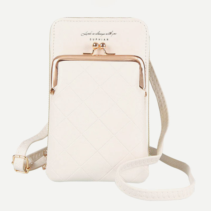 Kleine Crossbody-Handy-Geldbörse für Damen, leichte Mini-Umhängetasche
