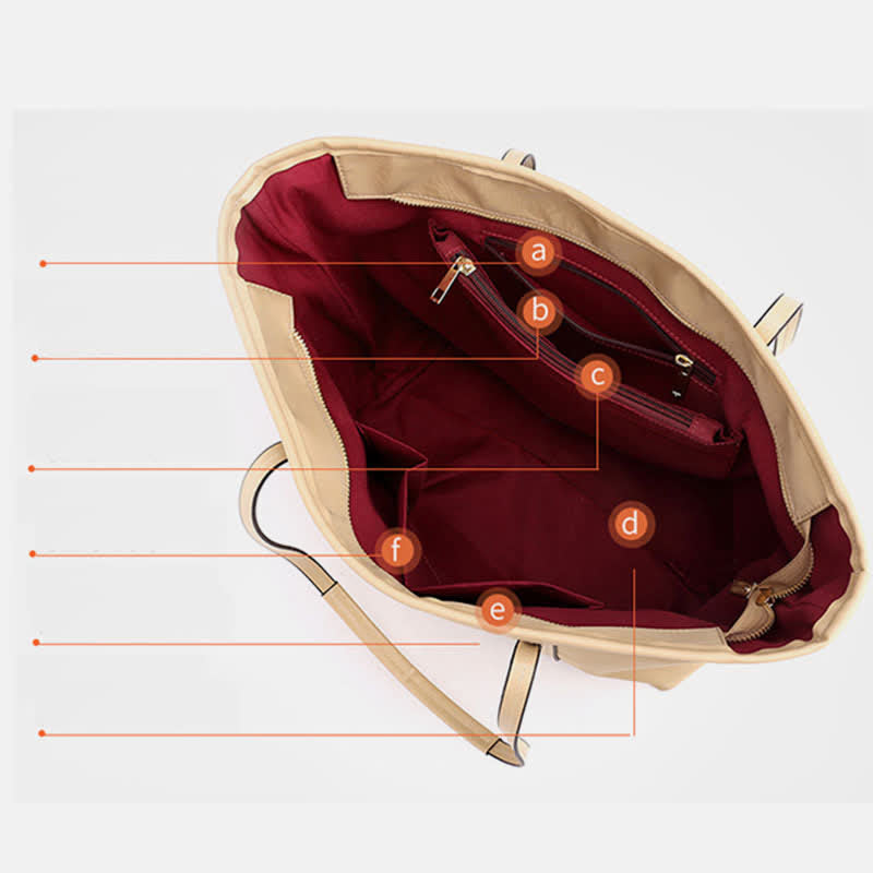 Robuste Tragetasche, Umhängetasche für Damen, große Kapazität, Nylon-Handtasche