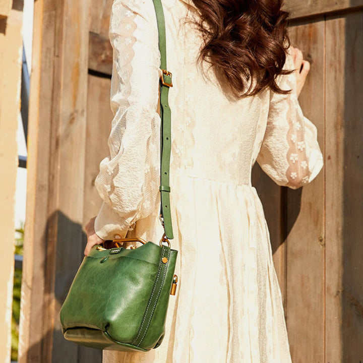 Tragetasche für Damen, elegante, Freizeit-Umhängetasche aus weichem Leder