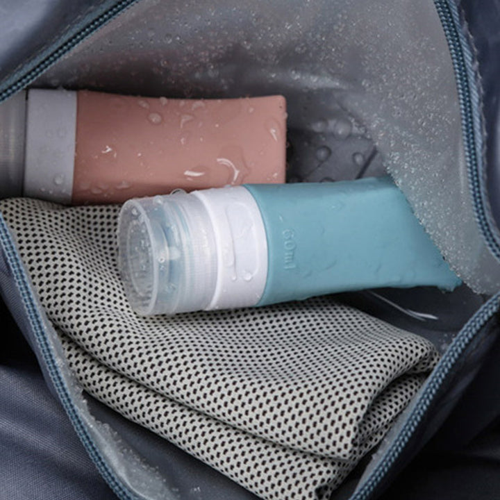 Große Kapazität, wasserdicht, kariert, lässig, Fitness-Reise-Handtasche