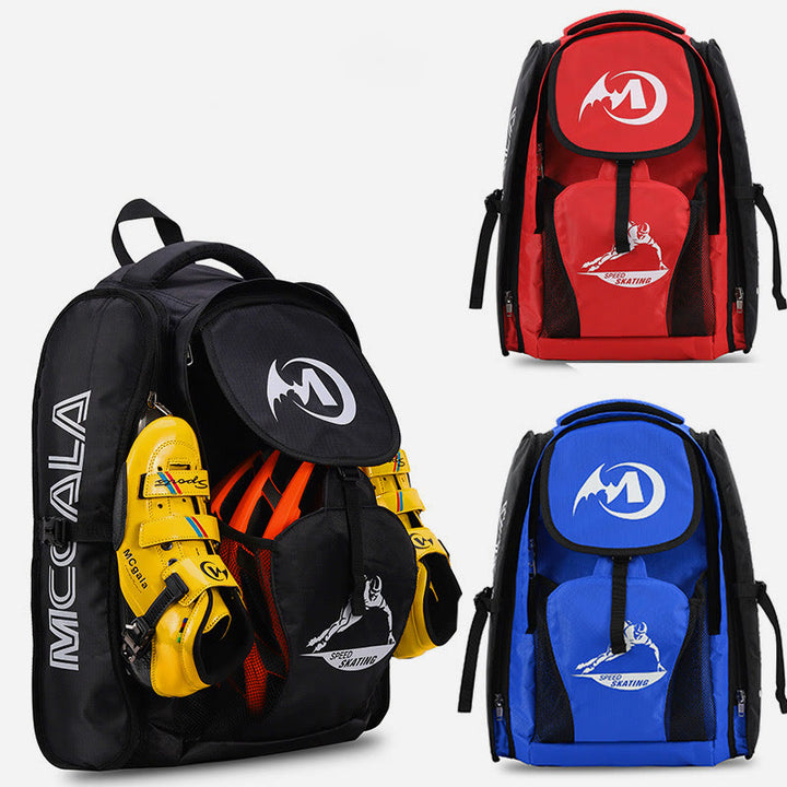 Sportausrüstung Rucksack Kinder Erwachsene Rollschuhlaufen Fächertasche