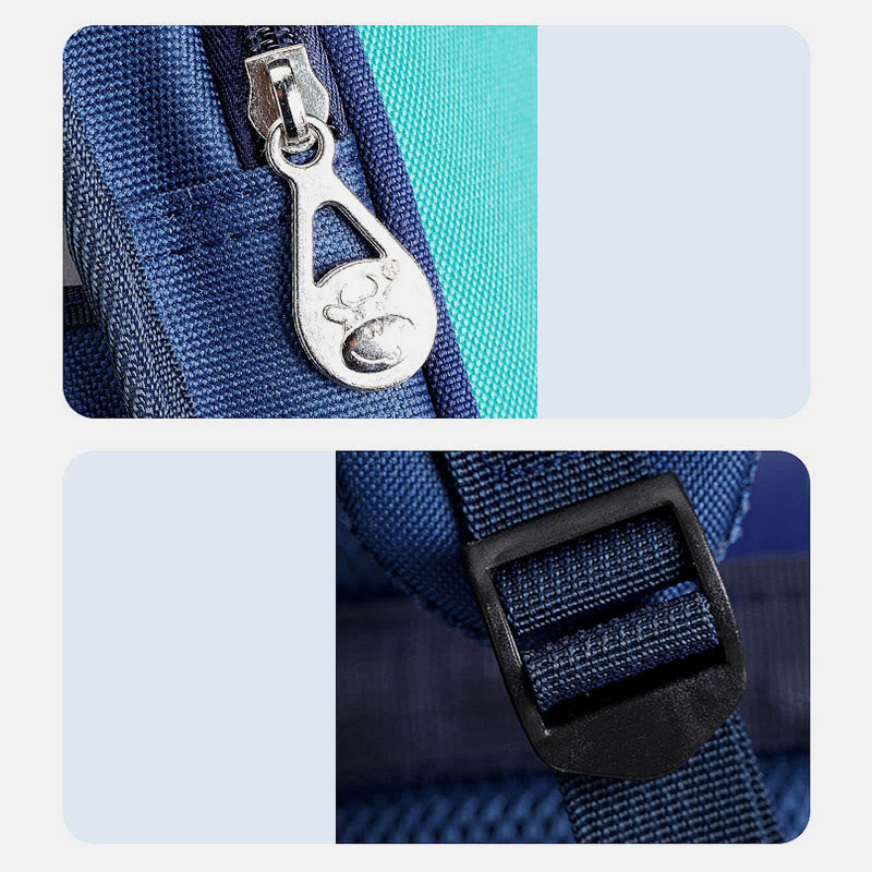Rucksack für Kinder, leicht zu tragen, horizontale Clamshell-Kindergarten-Schultasche