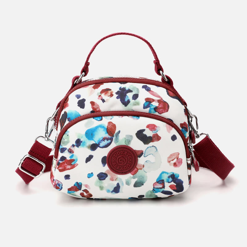Leichte, wasserabweisende Handtasche für Damen mit mehreren Taschen