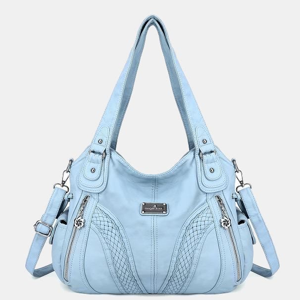 Einfarbige Hobo-Tasche für Damen