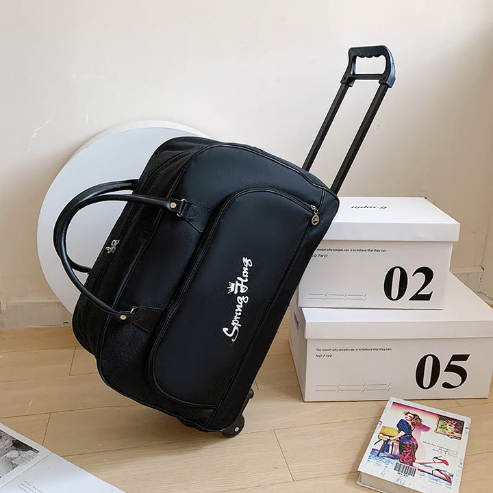Zugstangen-Reisetasche für Männer und Frauen, leichte Bordtasche