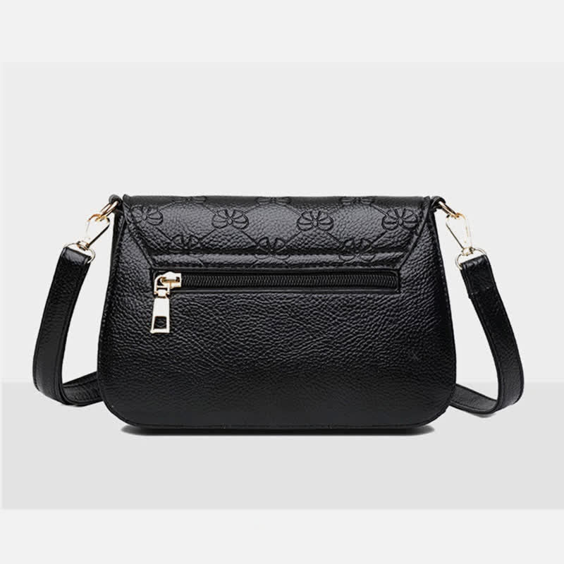 Kleine Umhängetaschen für Frauen Leder Schulter Geldbörsen PU Casual Handtasche