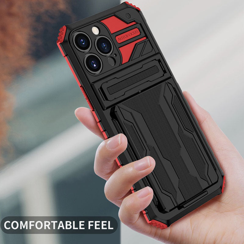 Armor Stand Kartenhalter Fallschutz Komfortable Hülle für iPhone