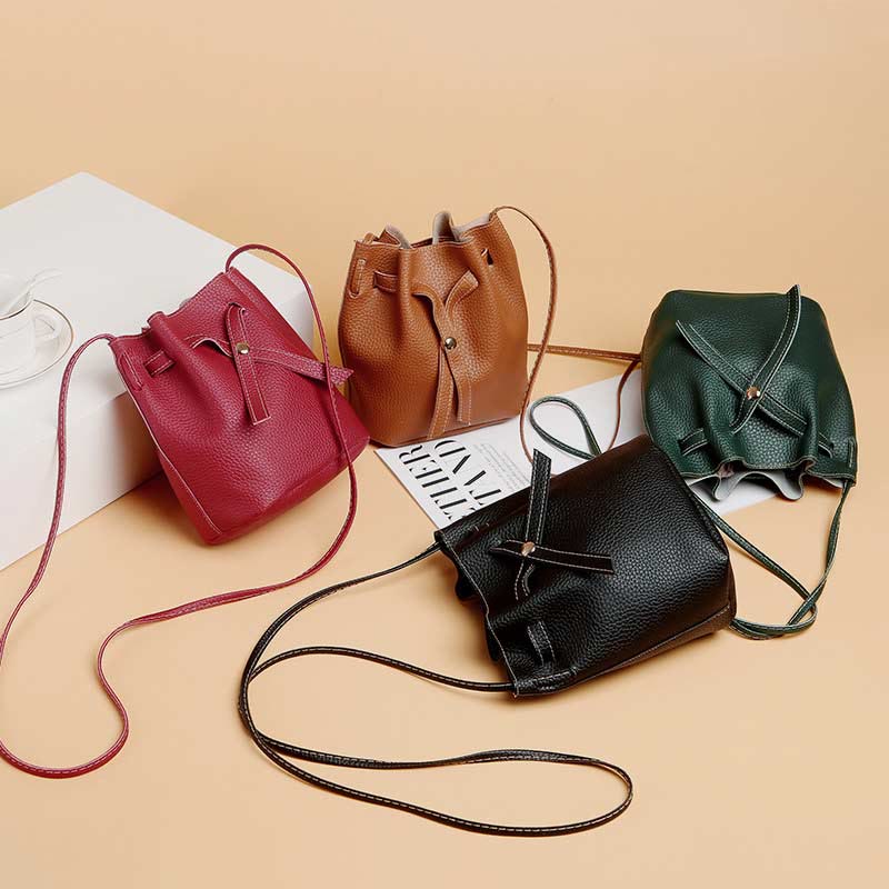 Umhängetasche für Damen aus PU-Leder, minimalistische Schultertasche für den täglichen Gebrauch