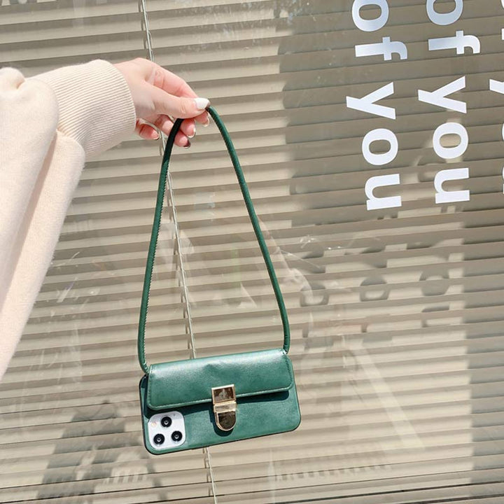 Entworfen für iPhone Wallet Case Handtasche Schultertasche Handyhülle
