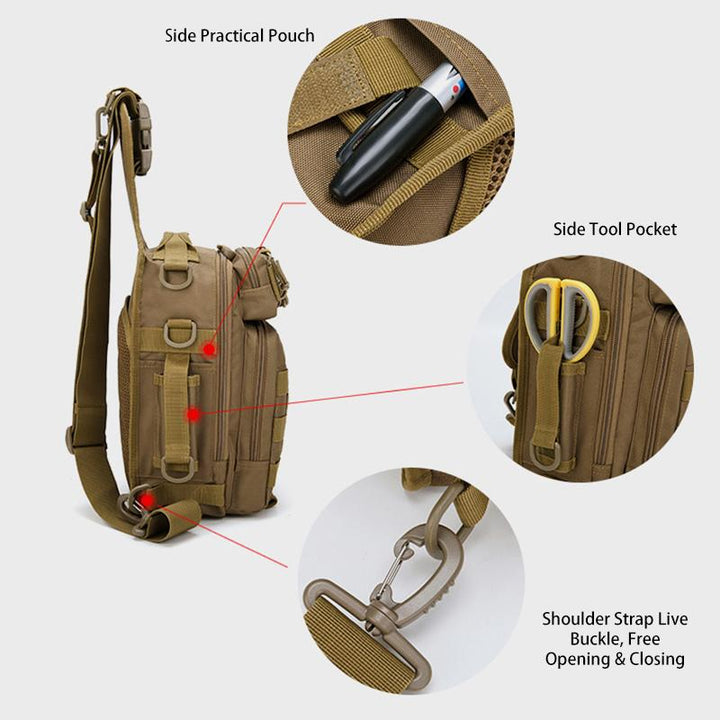 3-Wege-Verwendung Multifunktionale Camouflage Sling Bag