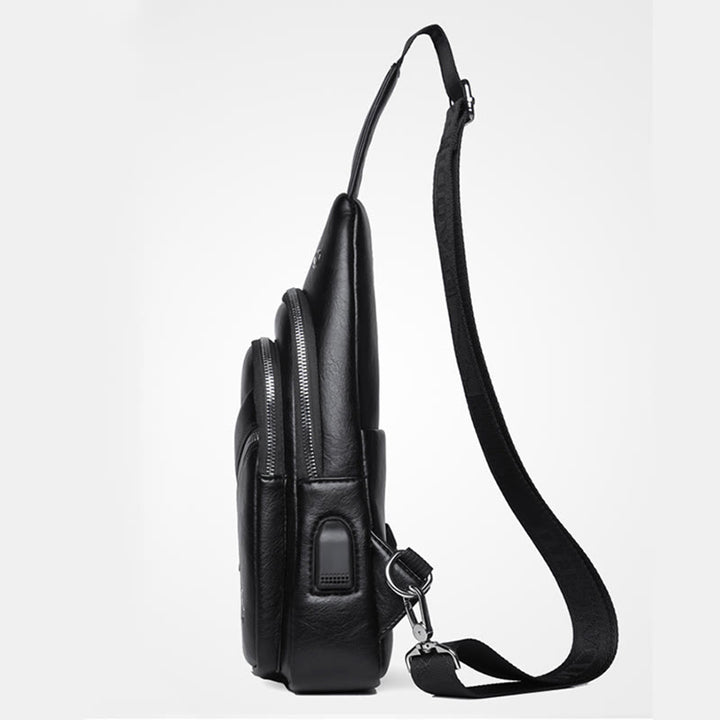 Schultertasche für Herren, große Kapazität, lässig, minimalistischer Umhängerucksack