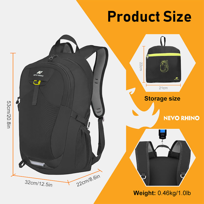 Rucksack für Herren, Outdoor-Reisen, leicht, multifunktional, Wandertasche