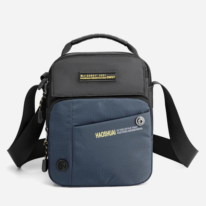Umhängetasche für Männer, lässig, für den täglichen Arbeitsweg, wasserdichte Nylontasche
