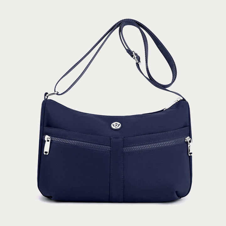 Solide Umhängetasche für die Schule, Reisen, einfache Nylontasche, Geldbörse