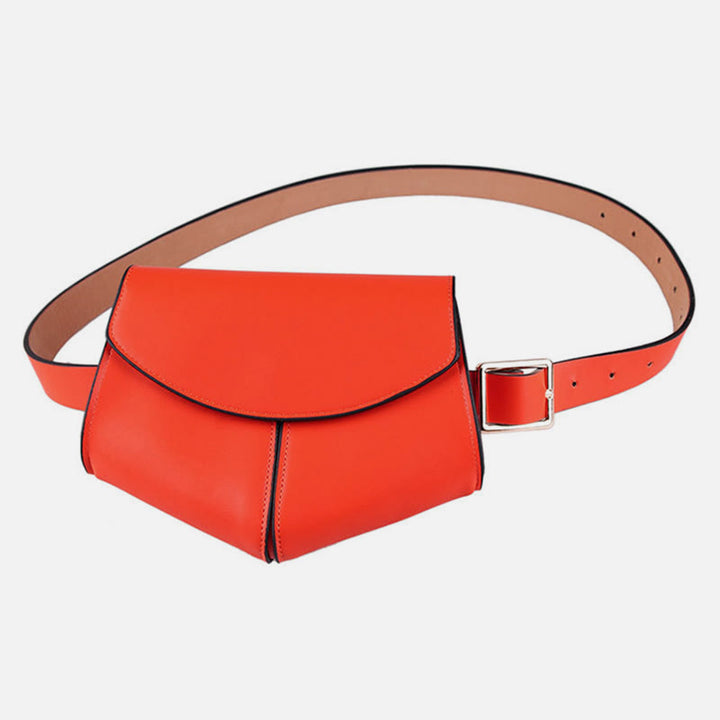 Gürteltasche aus Schlangenhautleder für Damen, veganes Leder