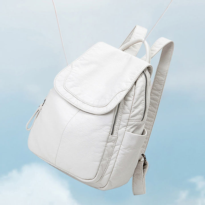 Rucksack für Damen, lässig, weiches Leder, große Kapazität, Reisetasche