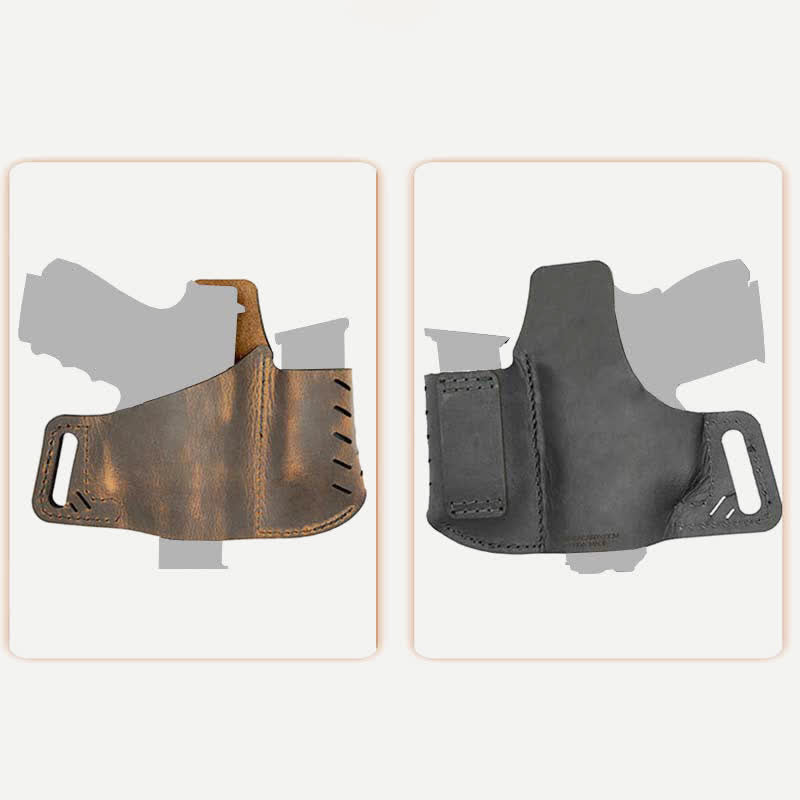 Gürtelholster aus echtem Leder mit Magazintasche, mehrere Modelle für G19, P365, M1911