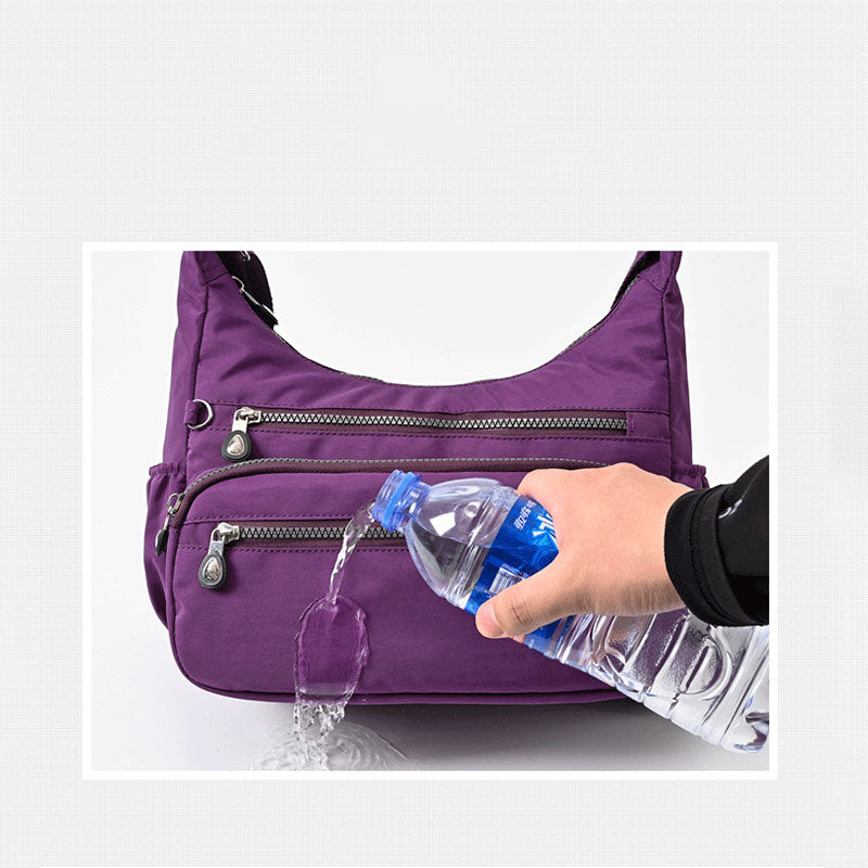 Wasserdichte Umhängetasche für Damen, lässige Nylon-Geldbörse, Handtasche, Umhängetasche