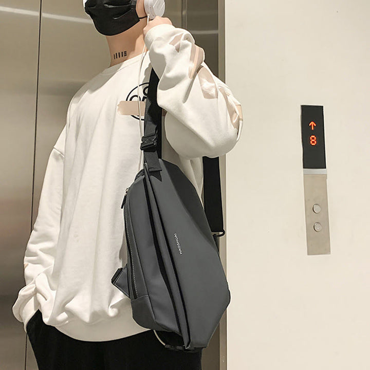 Schultertasche für Herren, multifunktional, wasserdicht, lässig, Umhängetasche