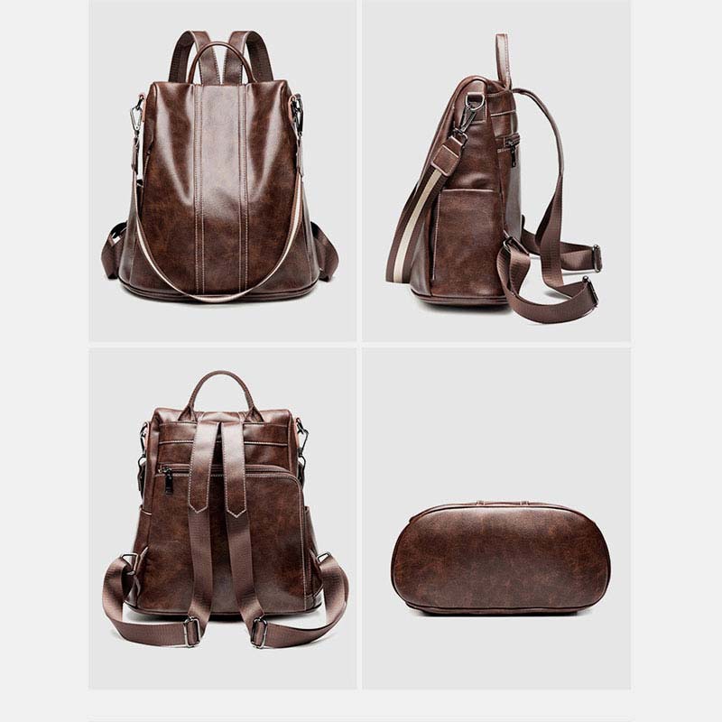 Diebstahlsicherer multifunktionaler Retro-Rucksack