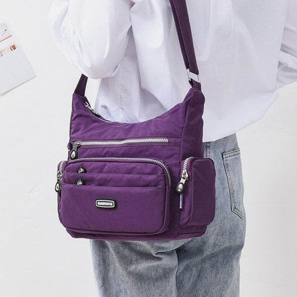 Wasserdichte Umhängetasche aus Nylon mit mehreren Taschen