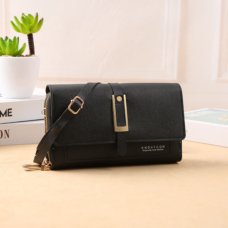 Handytasche für Damen, einfarbig, große Kapazität, Gewicht