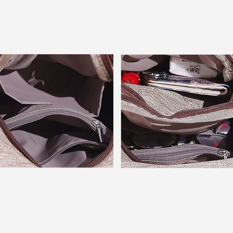 Großer Rucksack mit Ethno-Print