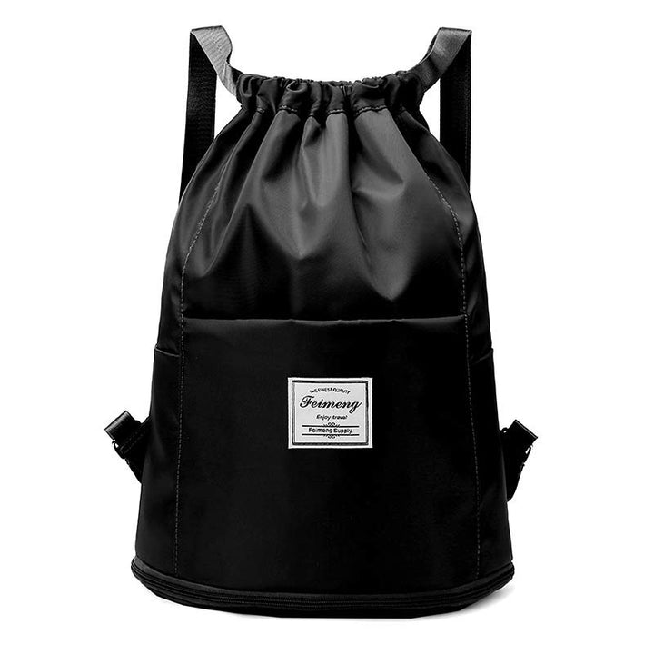 Kordelzug-Rucksack für Damen, wasserdicht, groß, Nass- und Trockentrennrucksack