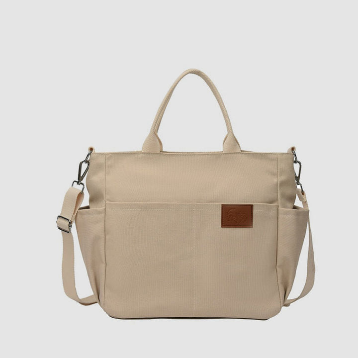 Einfache Tragetasche für Damen, täglich tragbar, Umhängetasche aus Canvas
