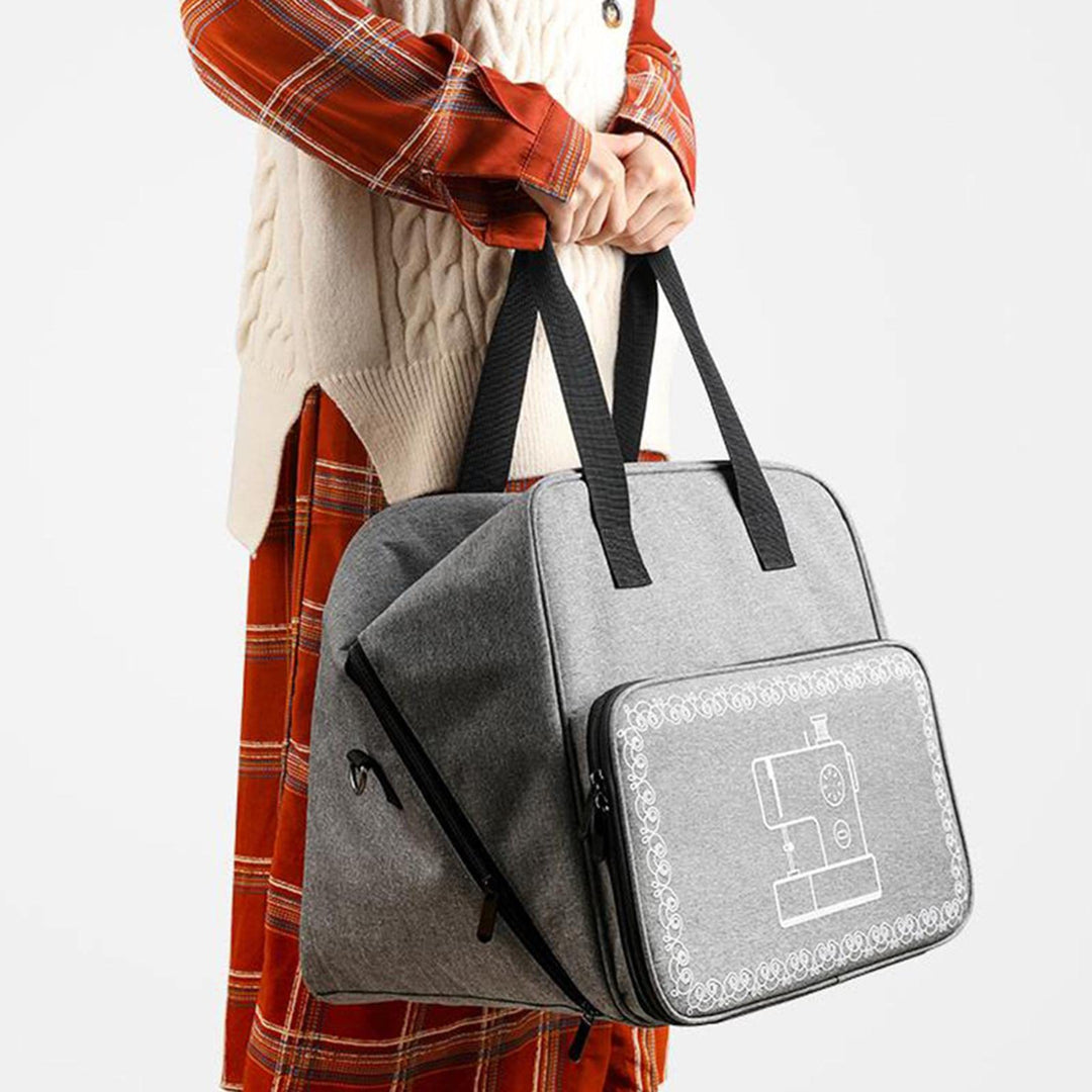 Organizer-Tasche für kleine Nähmaschinen, tragbare, staubdichte Aufbewahrungshandtasche