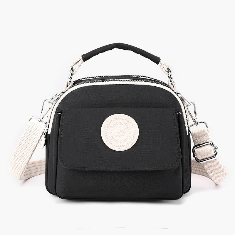 Tasche mit Griff oben für Damen, einfache, tragbare Umhängetasche mit Spritzschutz