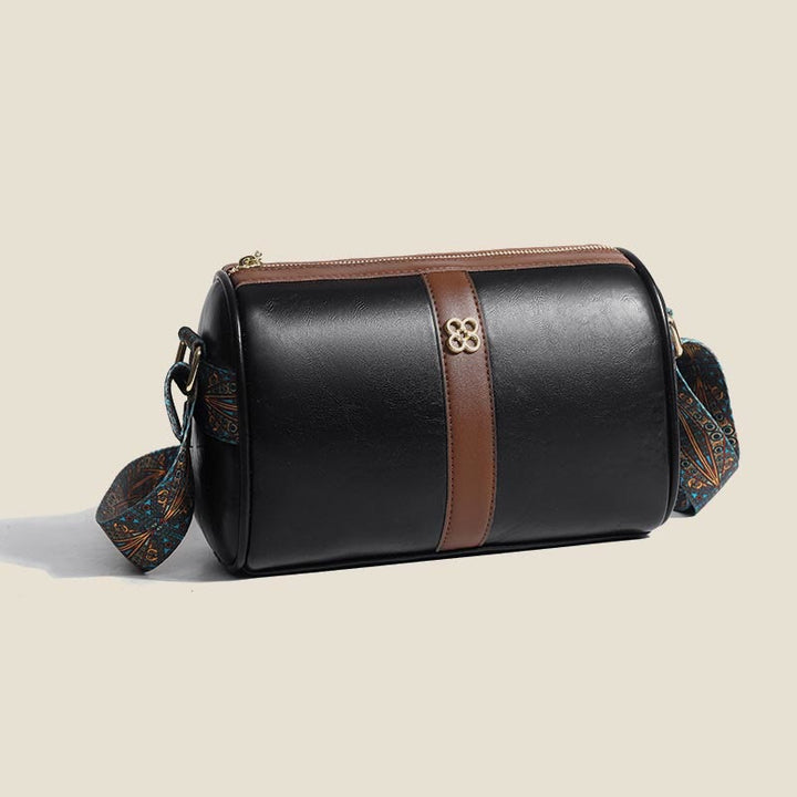 Umhängetasche für Damen, weiches Wachsleder, Vintage, lässige Schultertasche